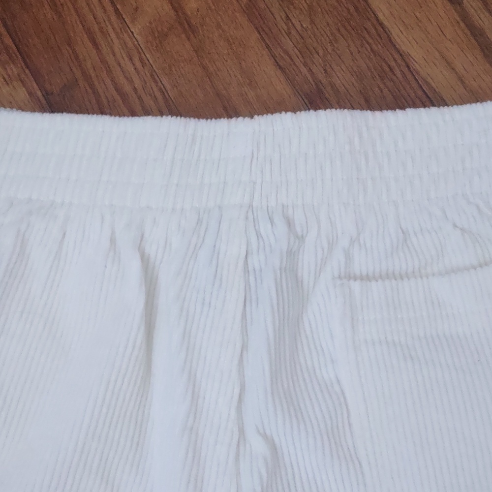 Hammies High-Rise Off-White Corduroy Women's Shorts Size 32 - Picture 4 of 8